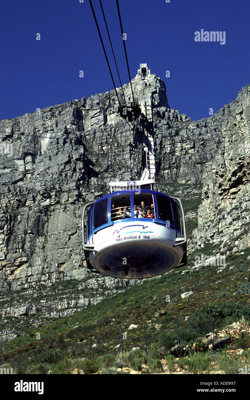 Cable Car Table Mountain South Africa Stock Photo Alamy