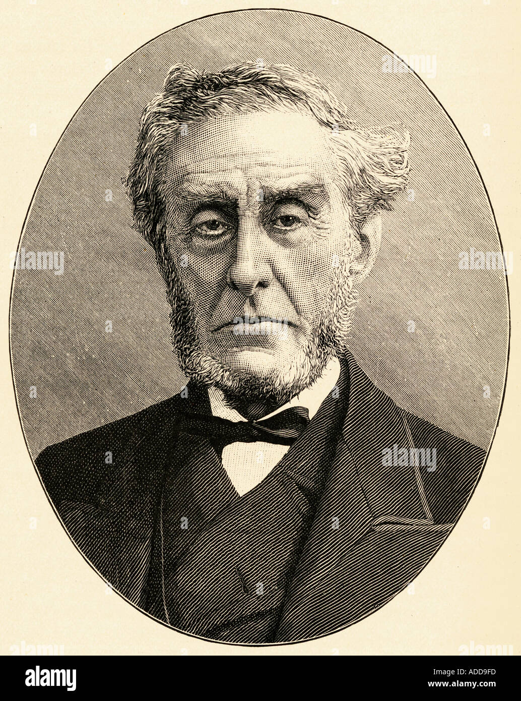 Anthony Ashley Cooper, 7th Earl of Shaftesbury, aka Lord Ashley and Lord Shaftesbury,1801-1885. British politician, philanthropist and social reformer. Stock Photo