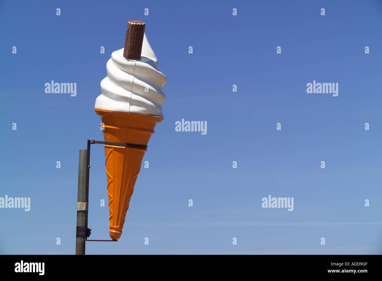 Ice Cream Cone The Beach Margate Kent Stock Photo Alamy