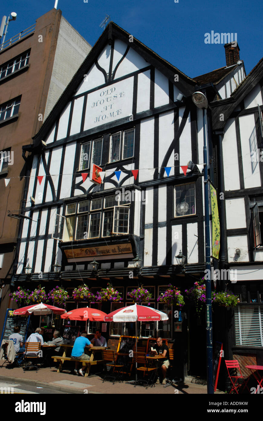 Old House at Home pub in Pudding Lane Maidstone Kent Stock Photo Alamy