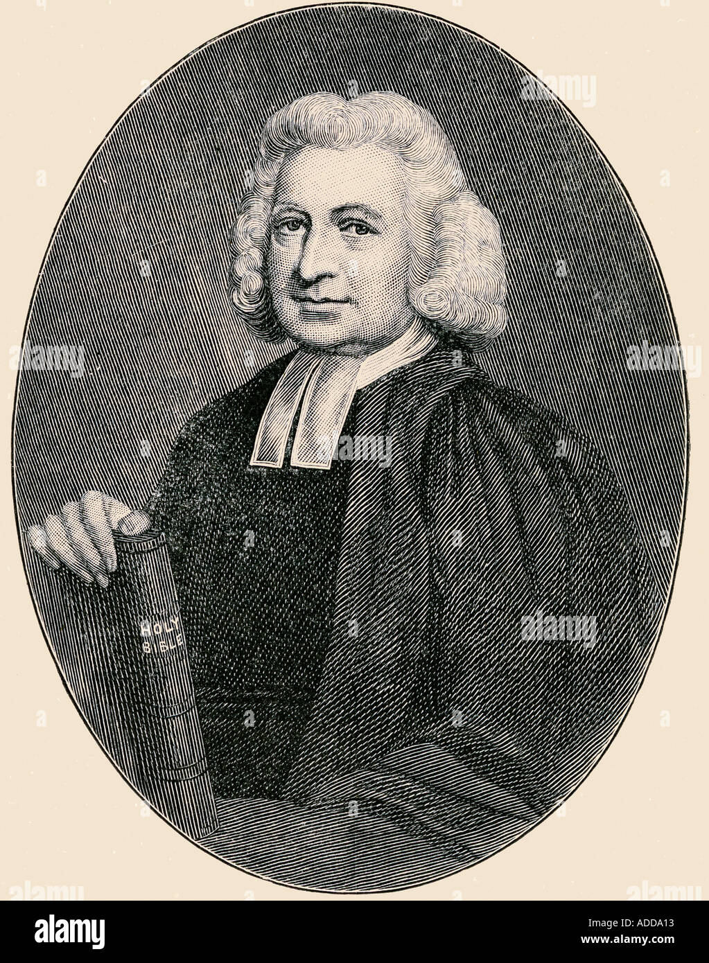 Charles Wesley, 1707 - 1788. English leader of the Methodist movement, clergyman, poet and hymn writer. Stock Photo
