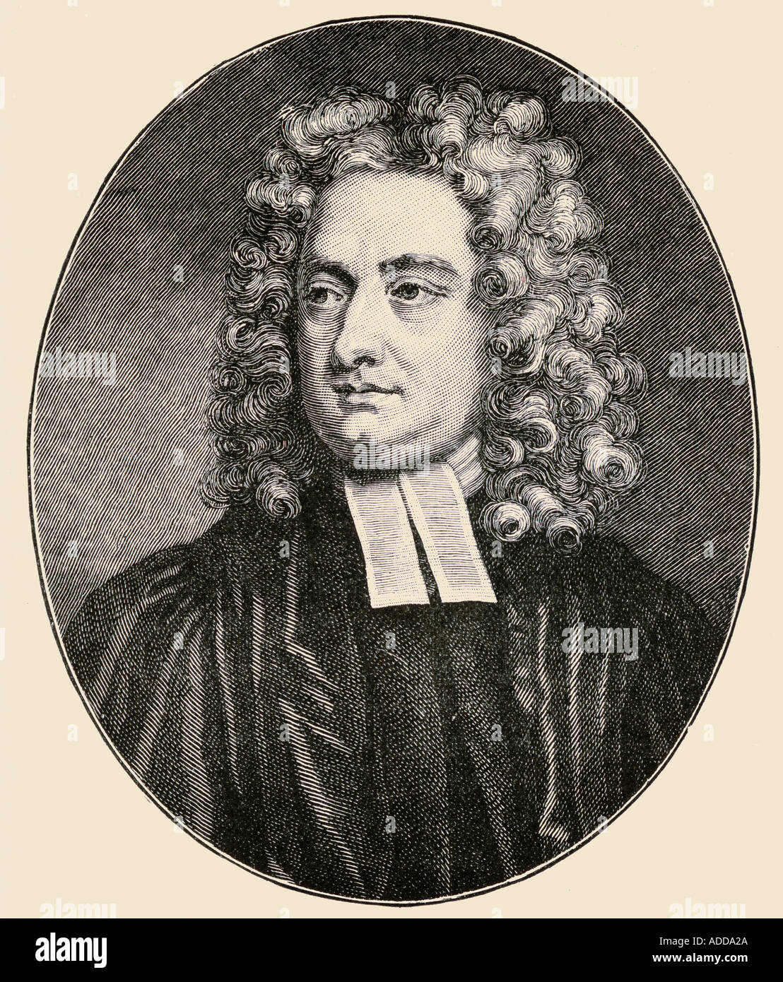 Jonathan Swift, 1667 - 1745. Anglo-Irish satirist, essayist, political pamphleteer, poet and cleric. Stock Photo