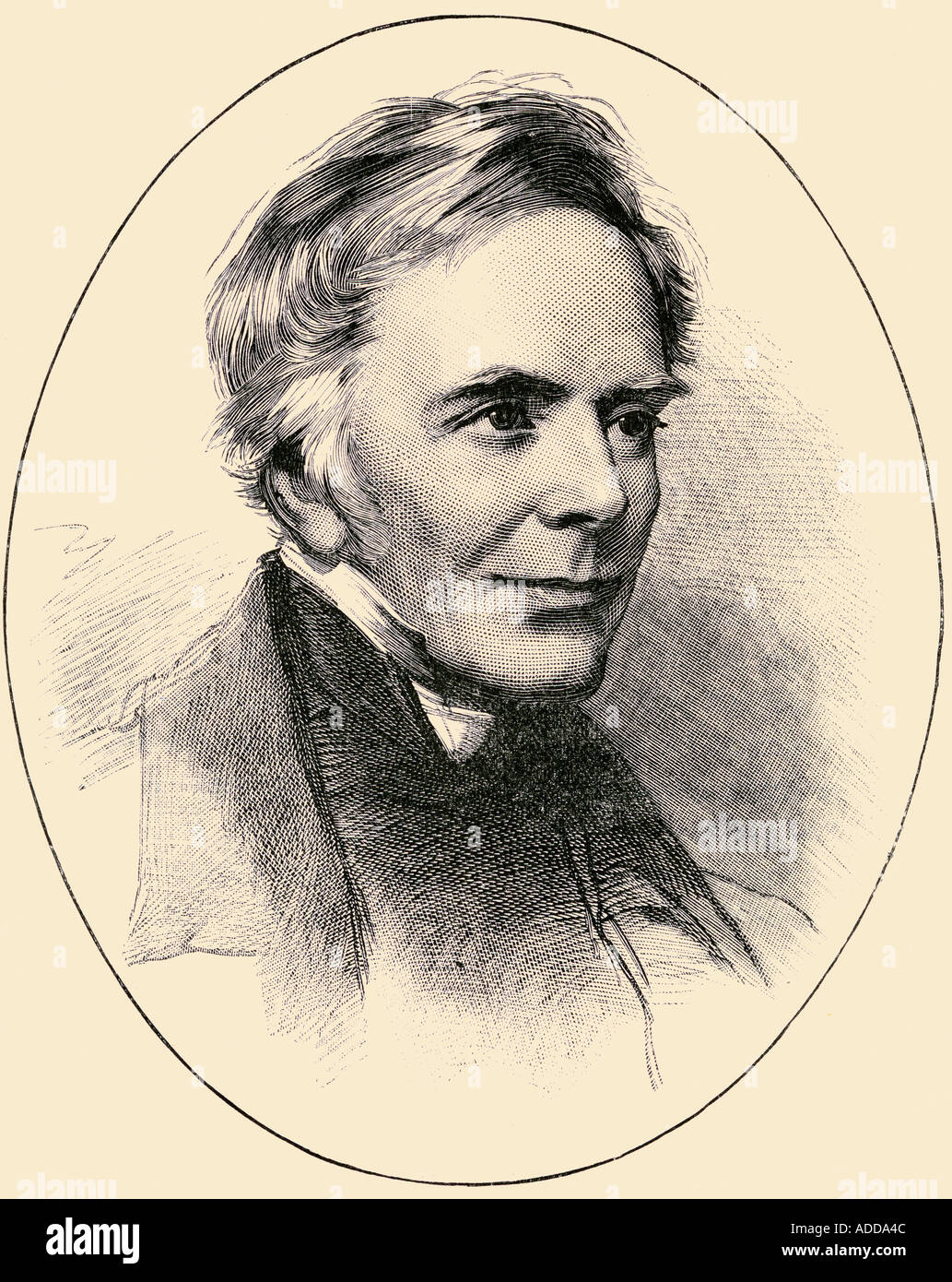 John Keble, 1792-1866. English churchman and poet.  From the painting by G Richmond. Stock Photo