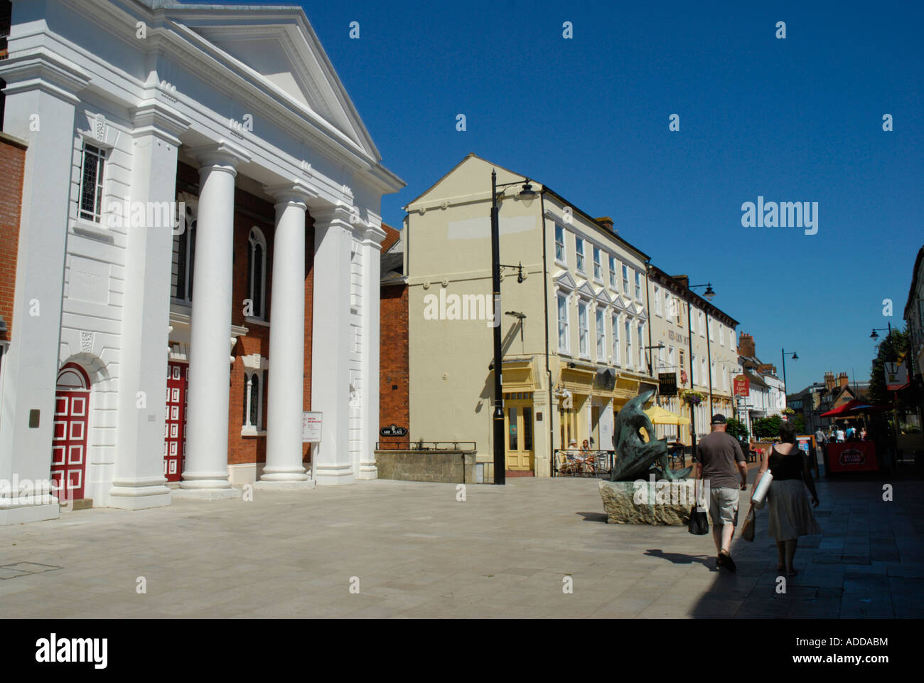 View along London Street in the historic town centre Basingstoke