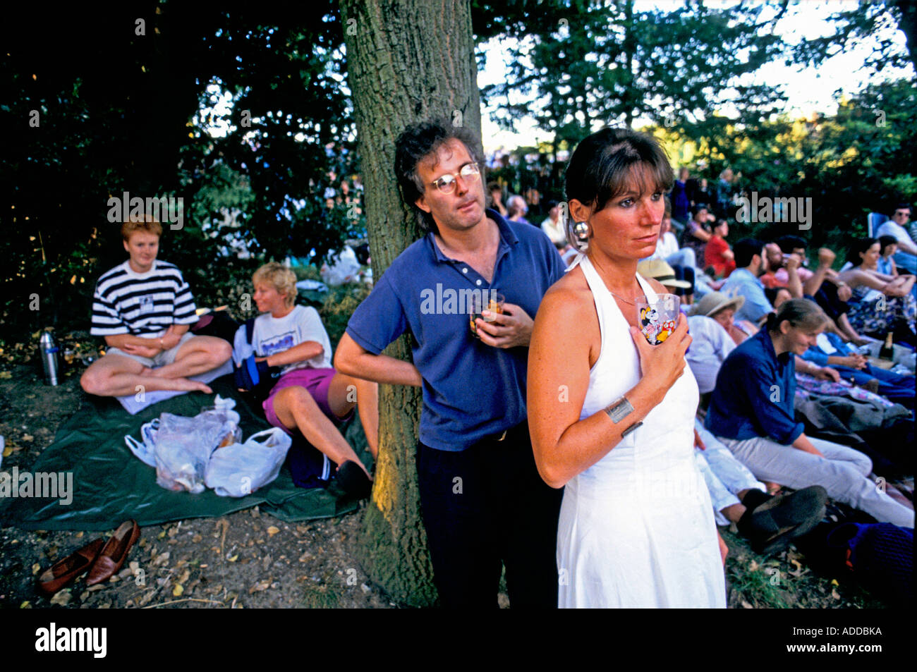 Kenwood House Concert London Audience relaxing Stock Photo Alamy