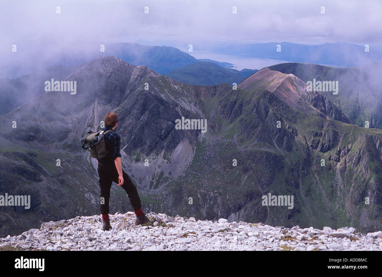 Scottish landscape hiker hi-res stock photography and images - Alamy