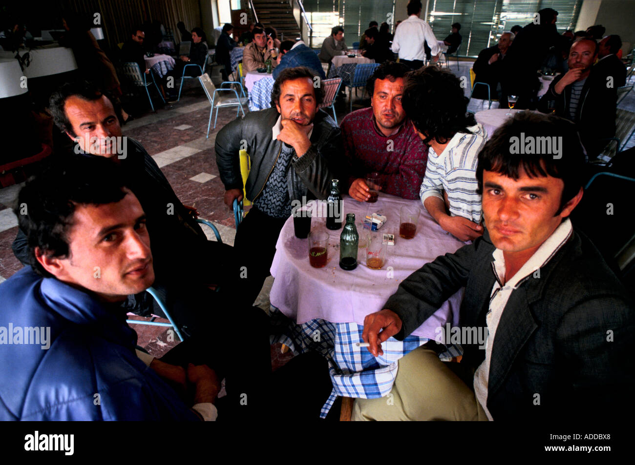 'ALBANIA', CAFE, VELORA., 1990 Stock Photo