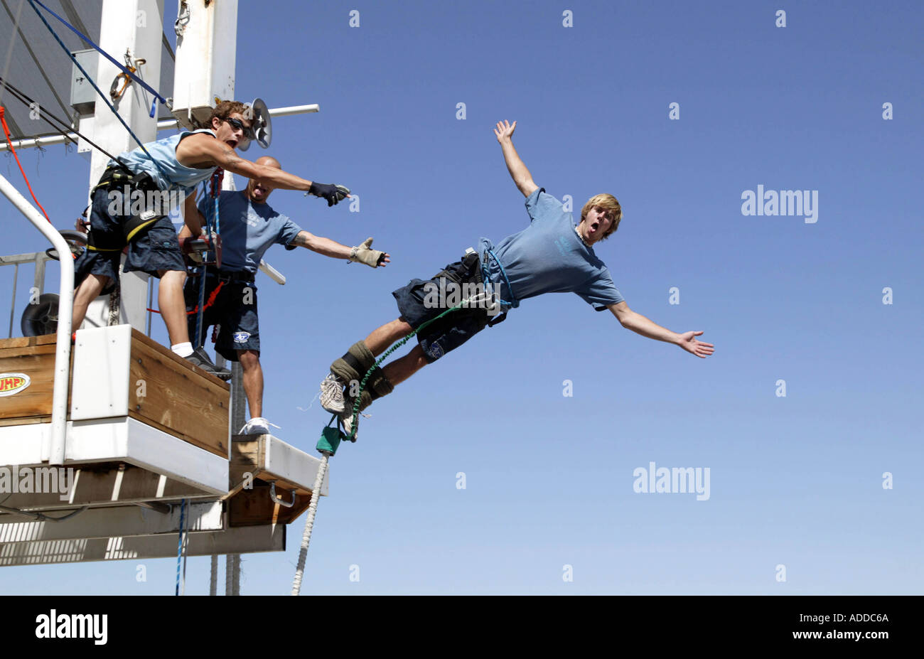 Bungee Jumping Las Vegas Nevada USA Picture by Barry Bland 24 9 03 ...