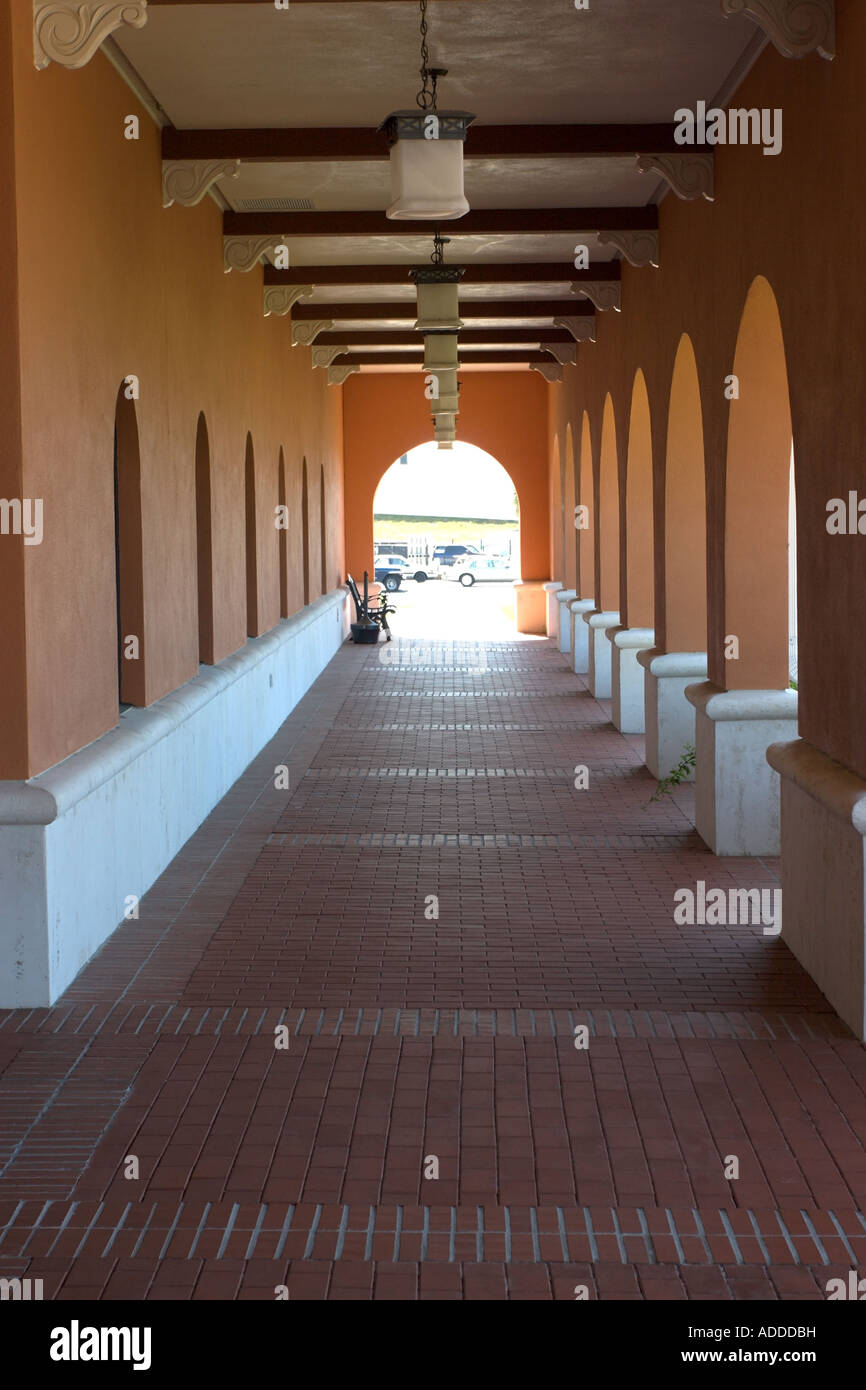 Long outdoor hallway hires stock photography and images Alamy