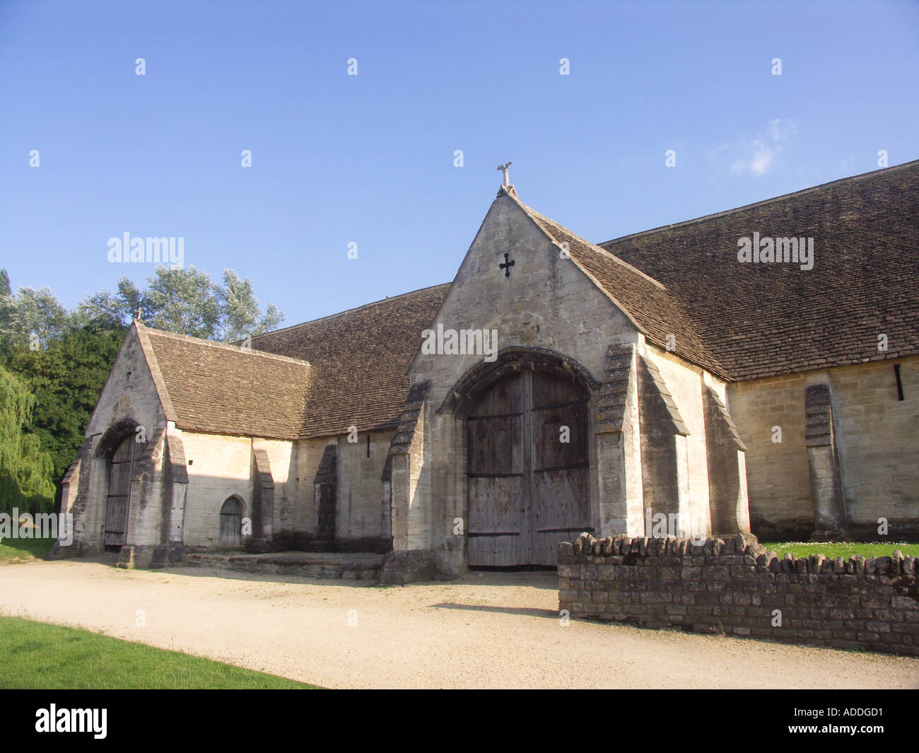 Fourteenth century tithe barn Bradford on Avon Wiltshire England Stock ...