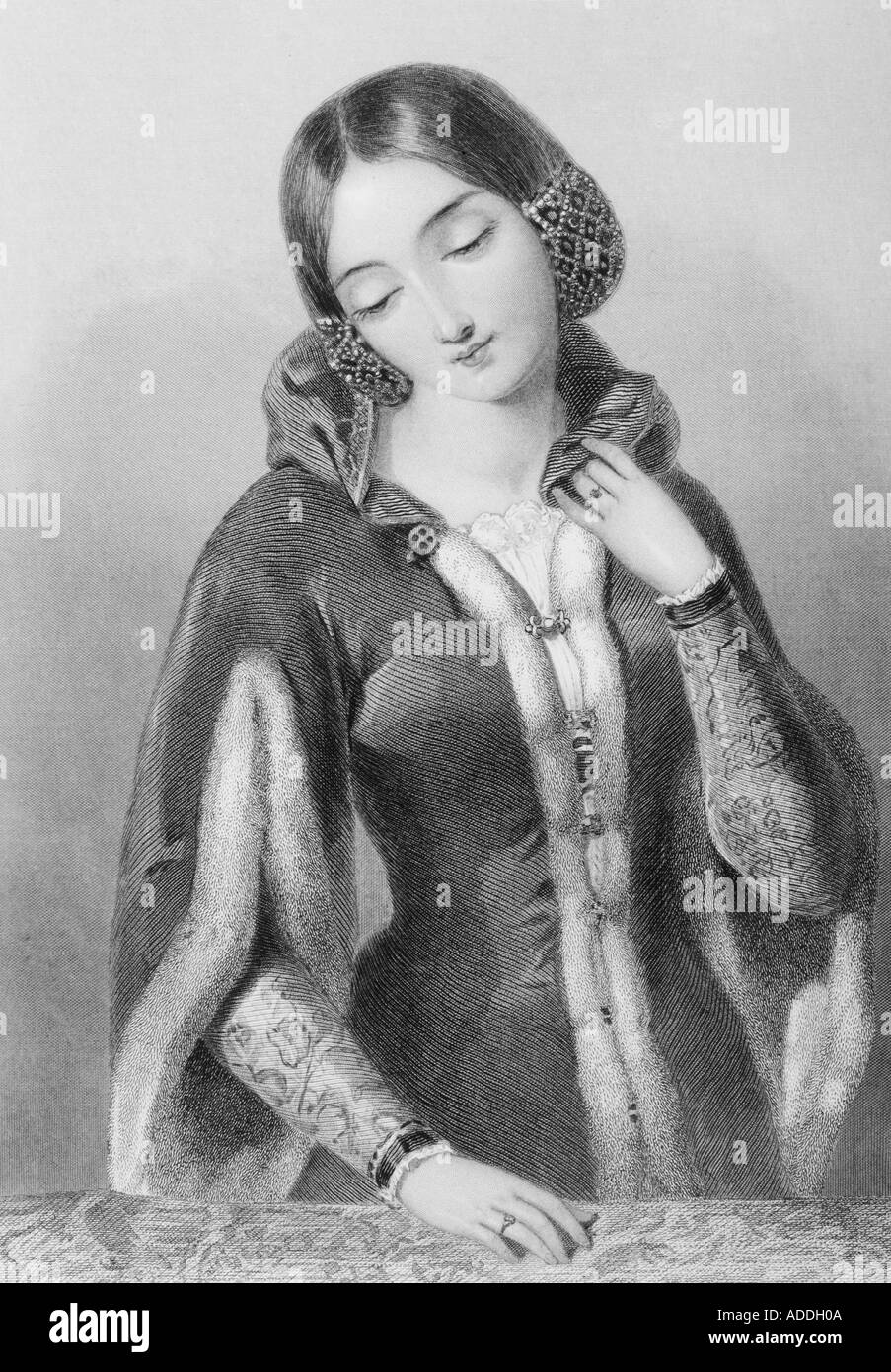 Anne of Bohemia, 1366 - 1394.  Queen of King Richard II of England Stock Photo