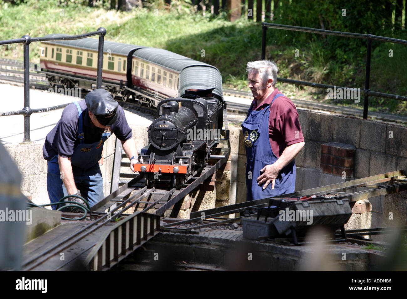 Miniature Railway Steam Engine High Resolution Stock Photography and ...