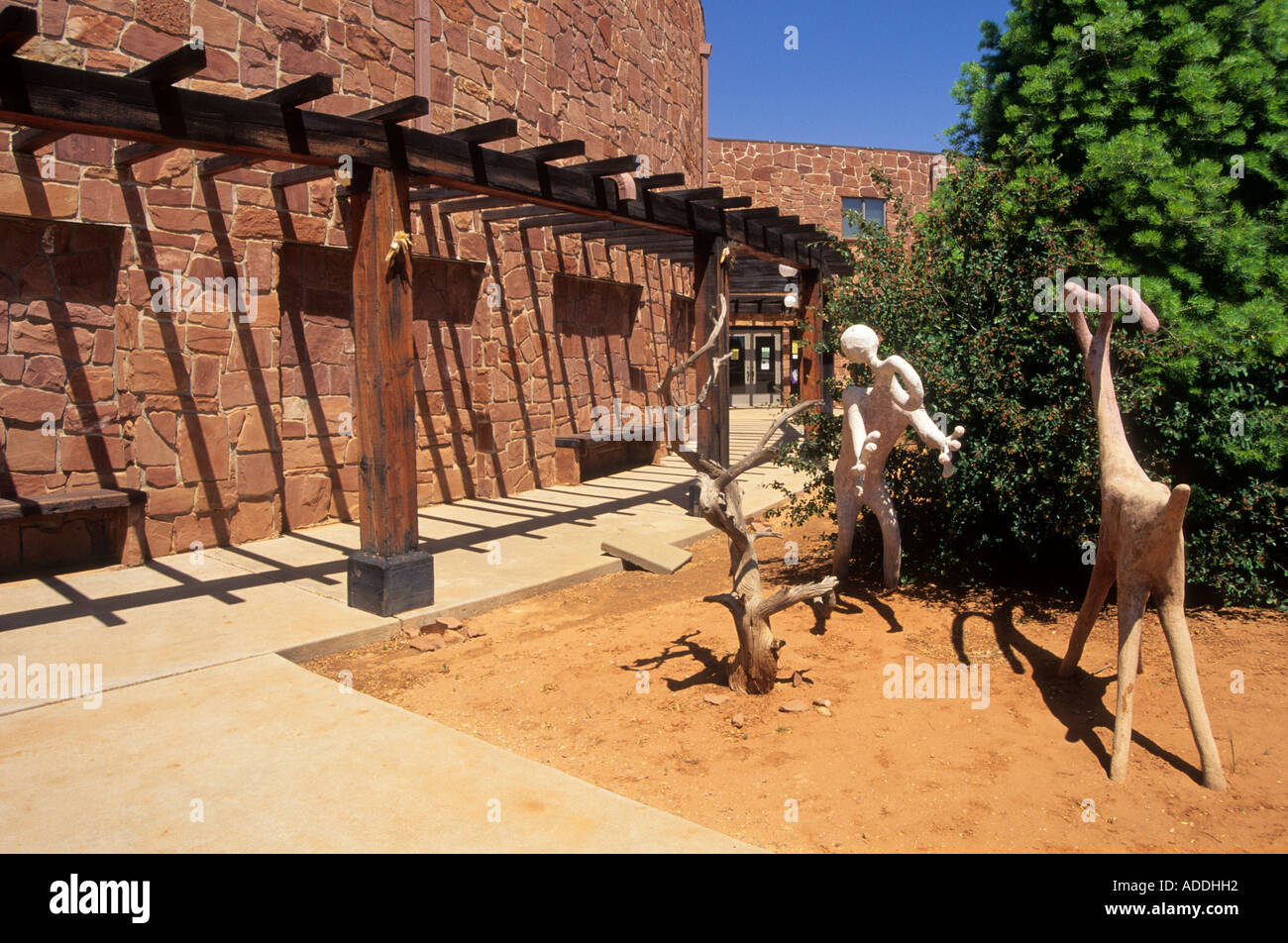 Visitor Center at Edge of the Cedars State Park, Utah , USA Stock Photo