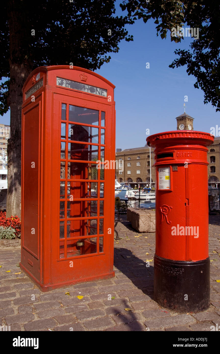 Telephone box and post box hi-res stock photography and images - Alamy