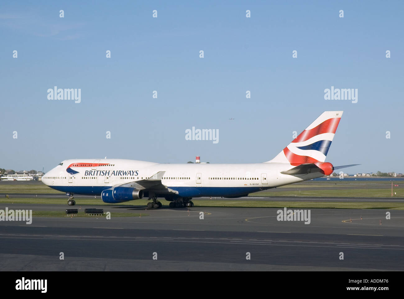 British Airways jumbo jet Stock Photo