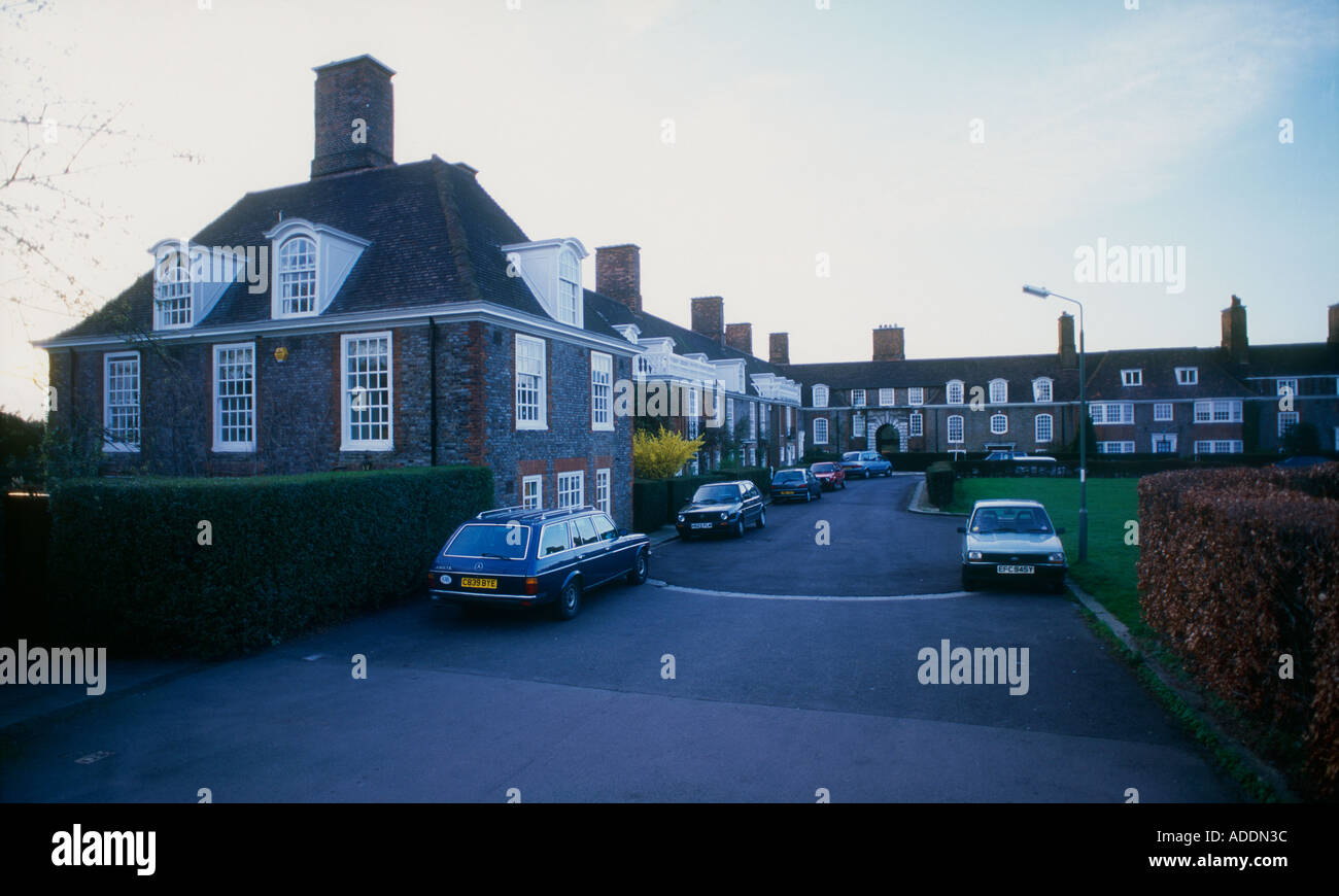 Hampstead Garden Suburbs early Co op housing designed by Lutyens