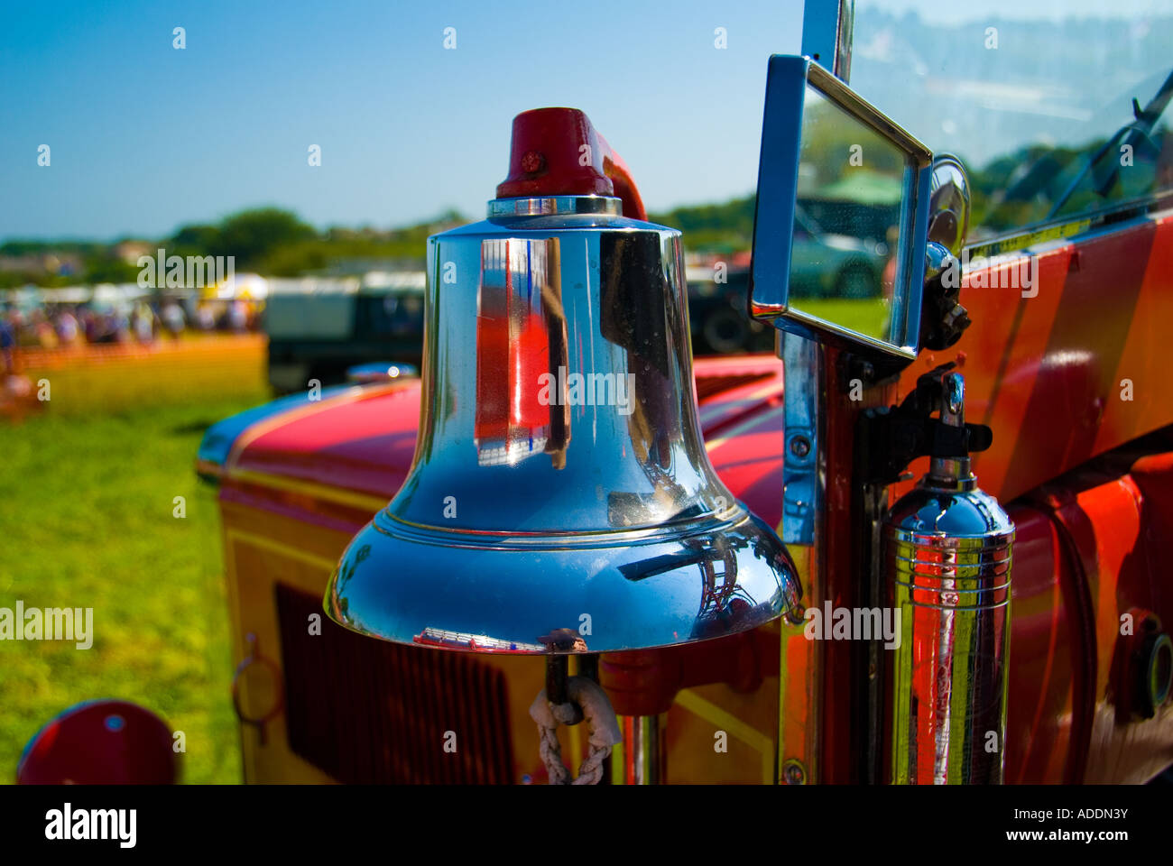 Vintage Fire Engine Bell Stock Photo - Alamy