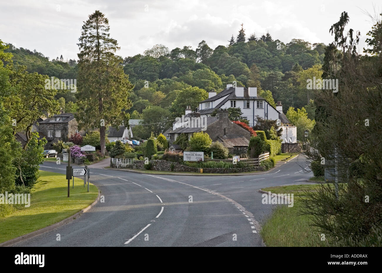 Skelwith Bridge Hotel Lake District Cumbria Stock Photo Alamy