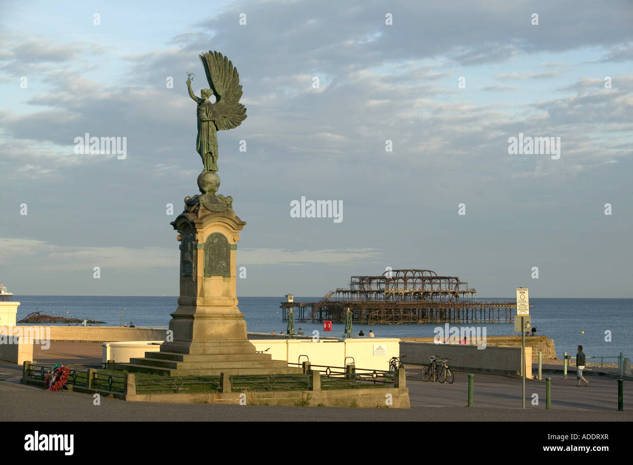 The Peace Statue near Hove Lawns Brighton Stock Photo Alamy