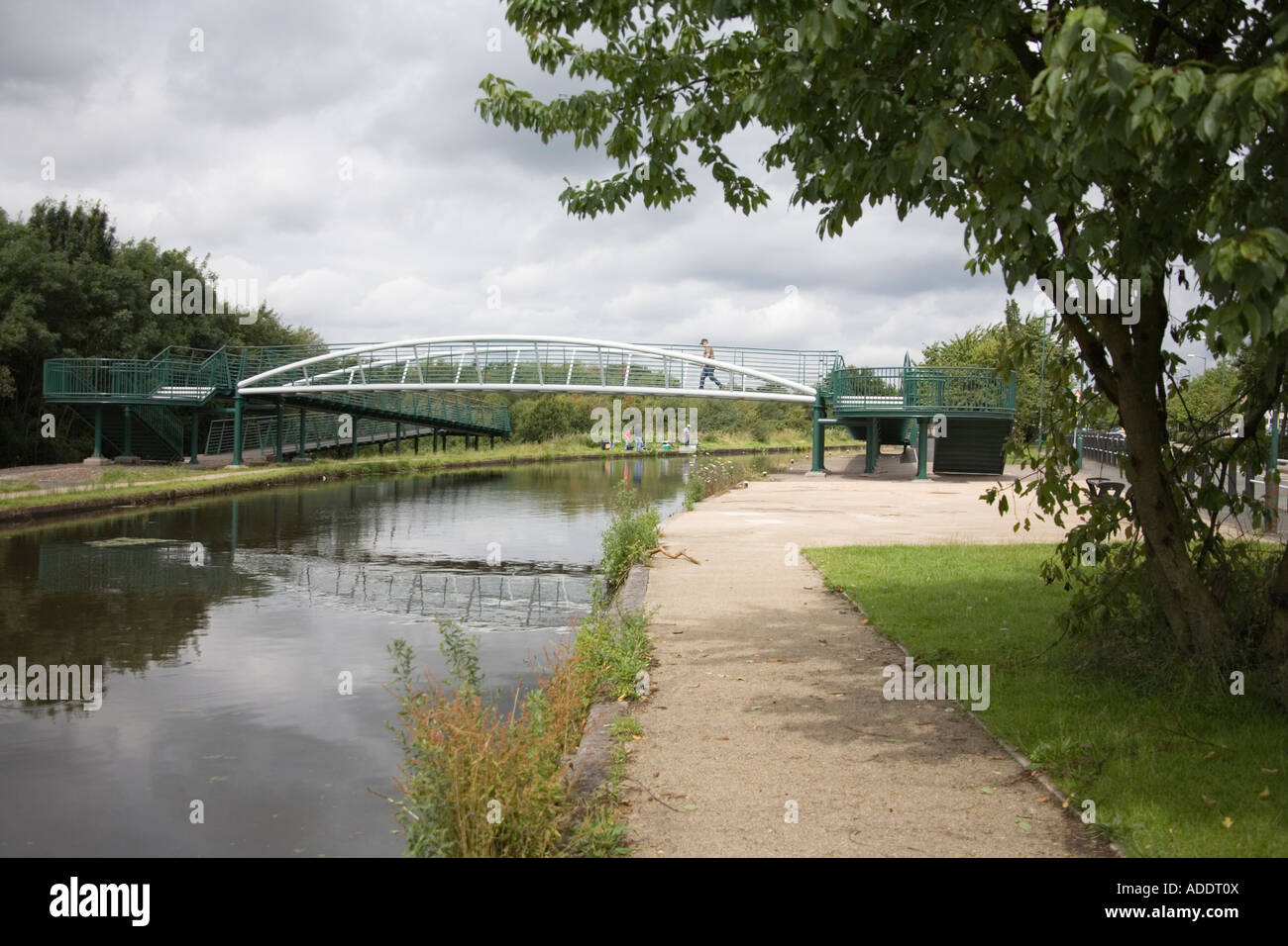 The New Clayhanger Footbridge Brownhills West Midlands Stock Photo - Alamy