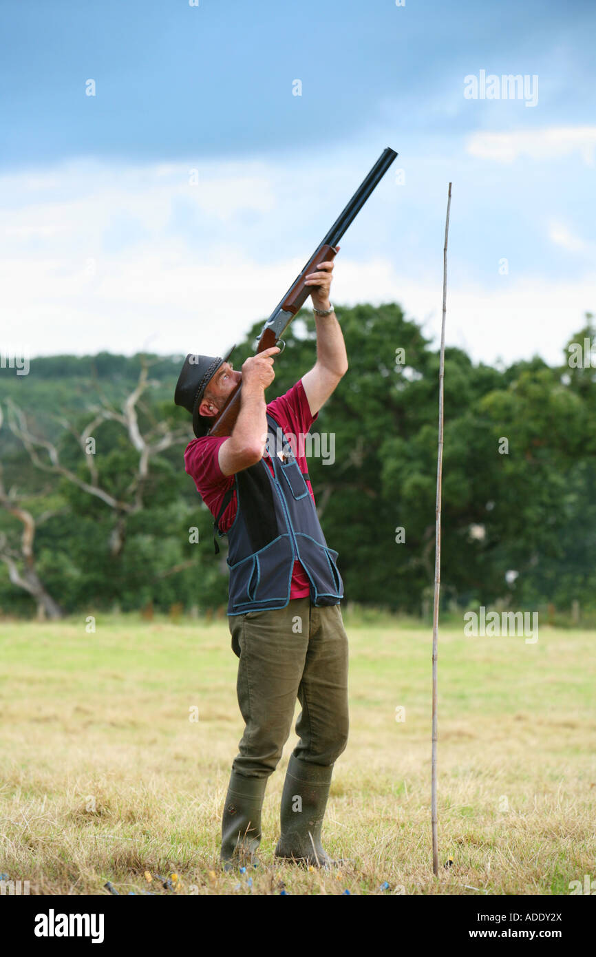 Trap Shooting Clay Pigeons