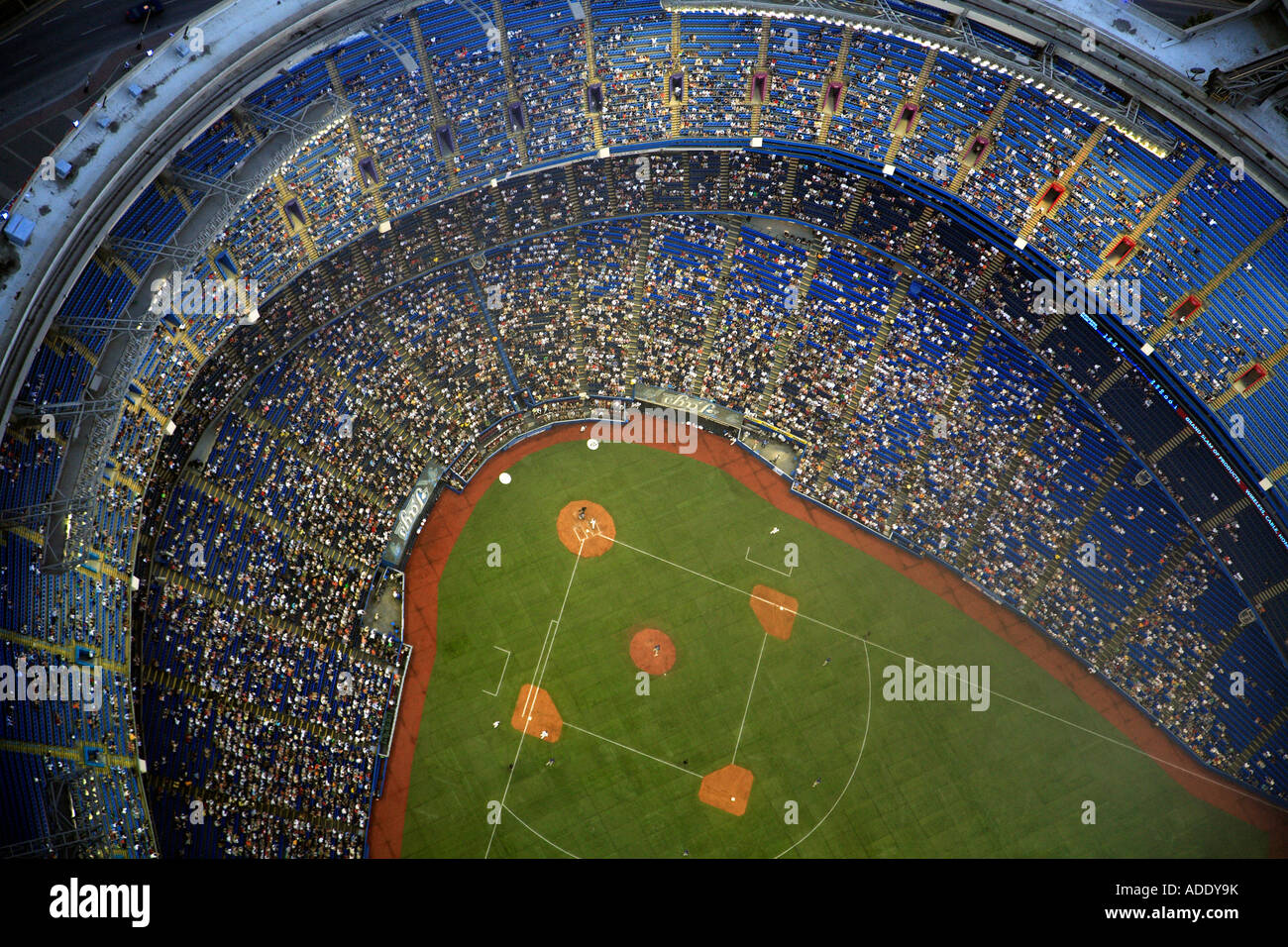 Canada Ontario Toronto Rogers Centre Skydome baseball game Stock Photo