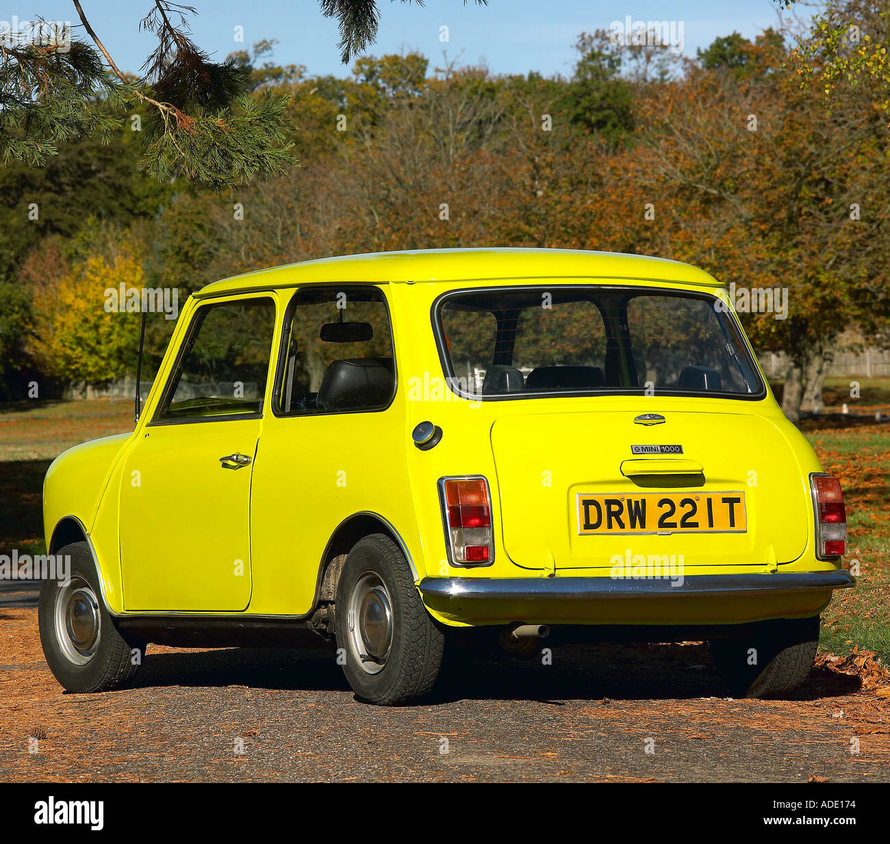 Mr Bean s Mini from the tv programme of the same name Stock Photo