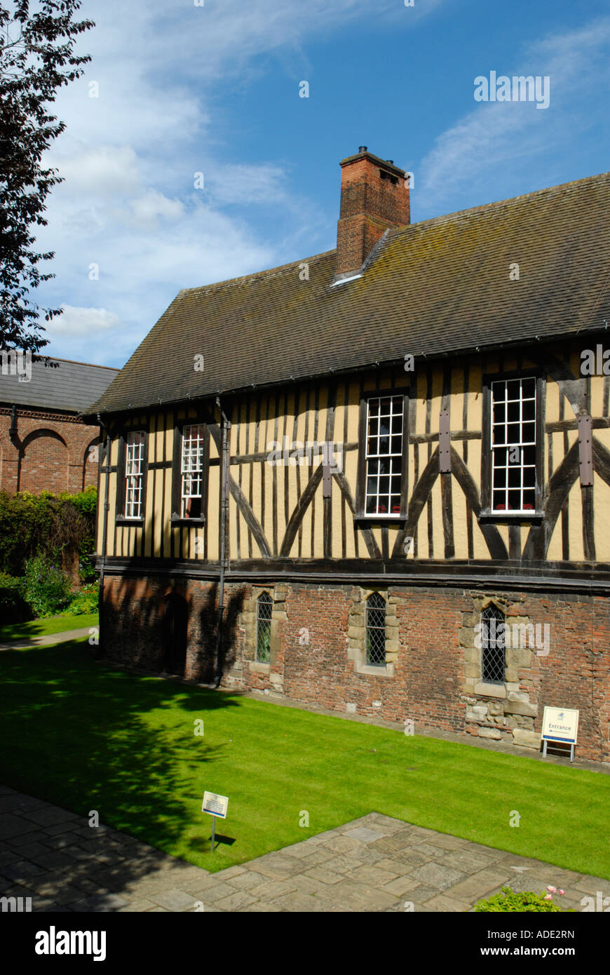 Exterior of the Merchant Adventurers Hall Fossgate York North Yorkshire