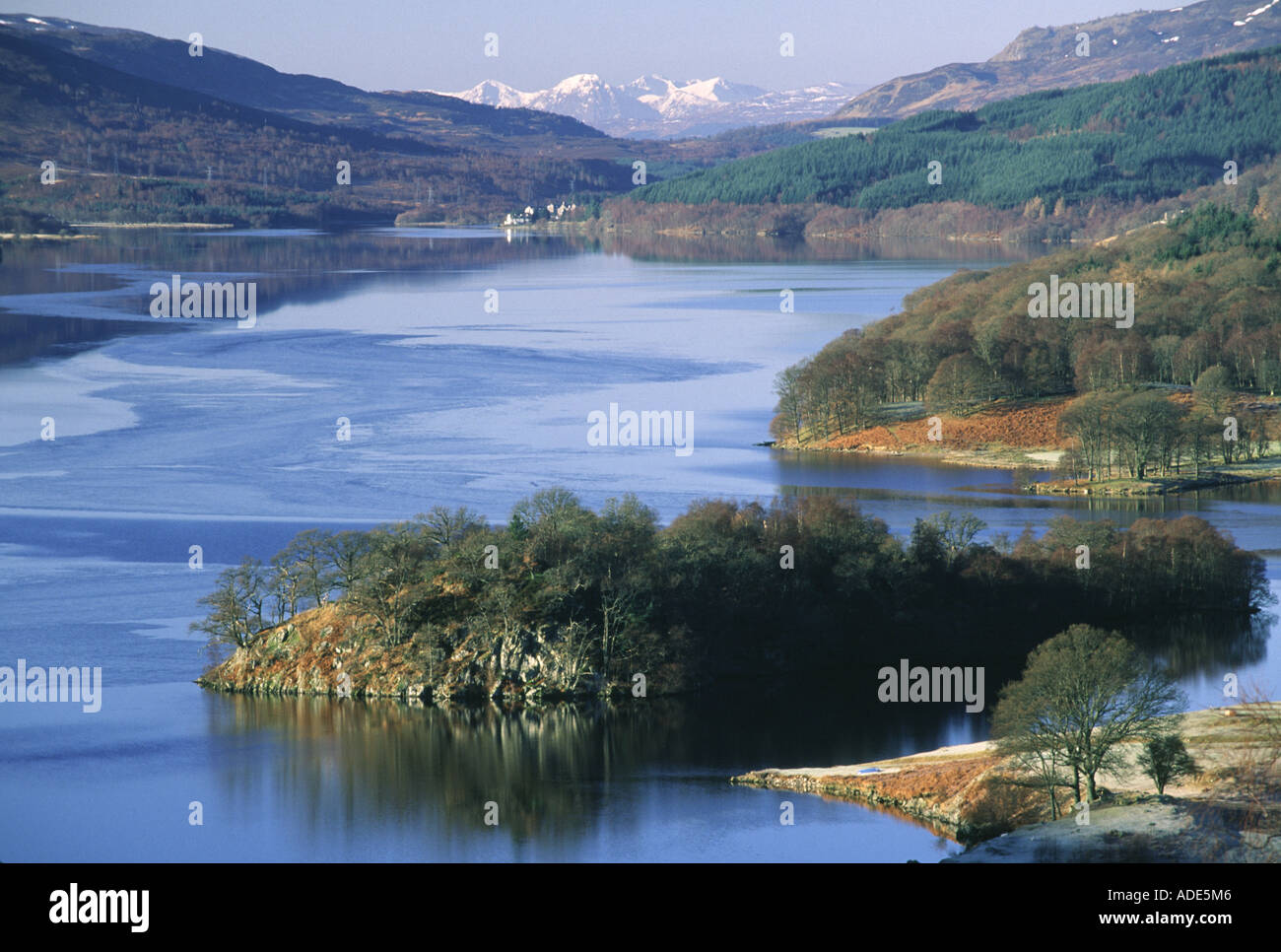 Queen's view tummel winter hi-res stock photography and images - Alamy