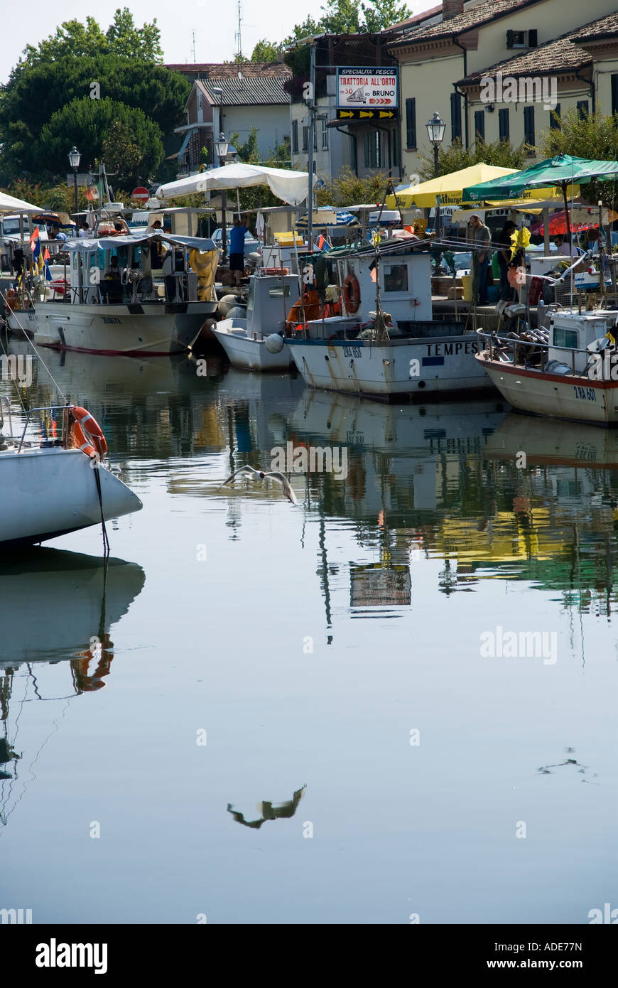 Fishermen s Boats On The Canal Port Of Cervia Ravenna Emilia Romagna Fishermen s Boats On The Canal Port Of Cervia Ravenna Emilia Romagna