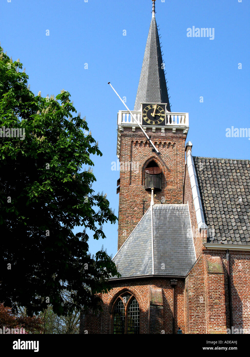 Protestant Netherlands  Katwijk Hervormde Gemeente Stock Photo