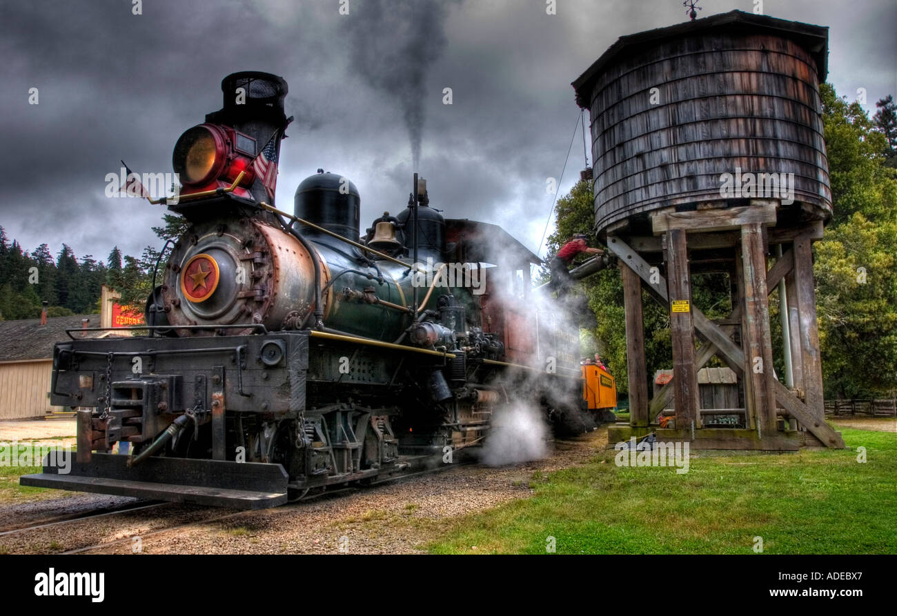 Roaring Camp Railroads, Santa Cruz Stock Photo - Alamy