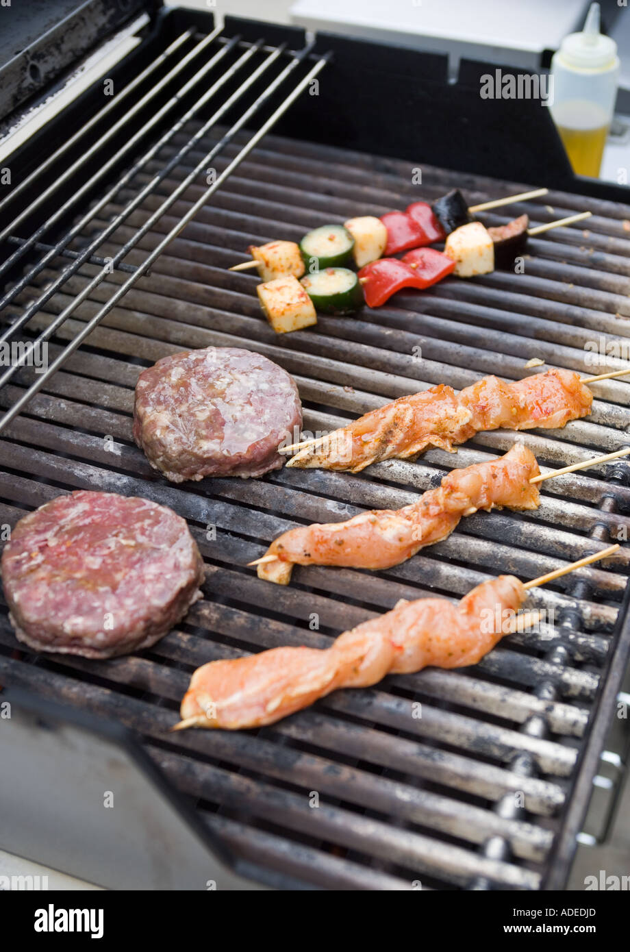 Barbecue Grill The Roundhouse Cafe London Stock Photo Alamy