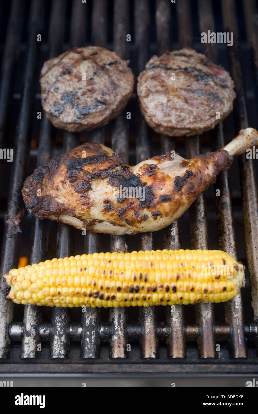 Barbecue Grill The Roundhouse Cafe London Stock Photo Alamy