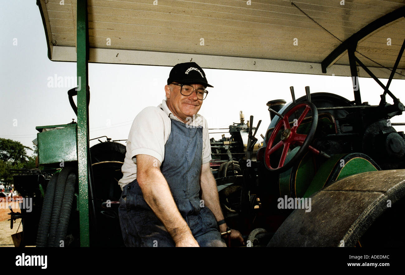Steamroller Driver Steam roller driver Stock Photo - Alamy