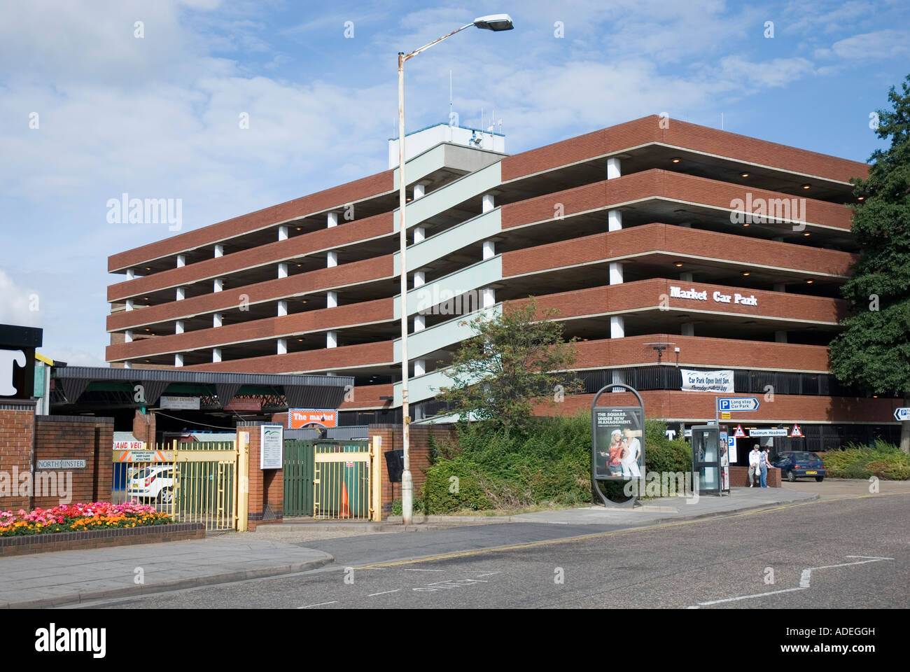 Market Car Park, Peterborough, England, UK Stock Photo Alamy