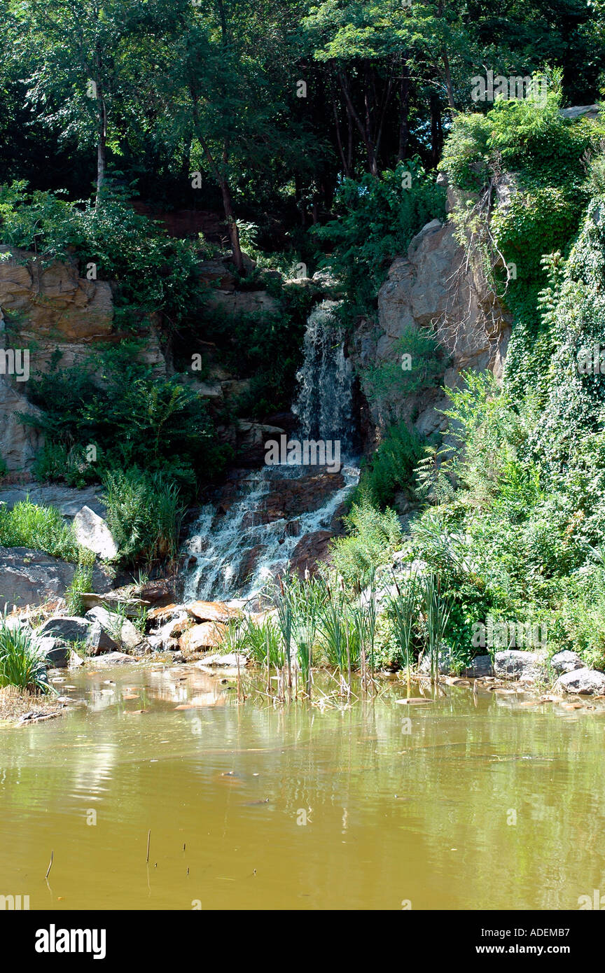 Waterfall in Morningside Park in New York City Stock Photo Alamy