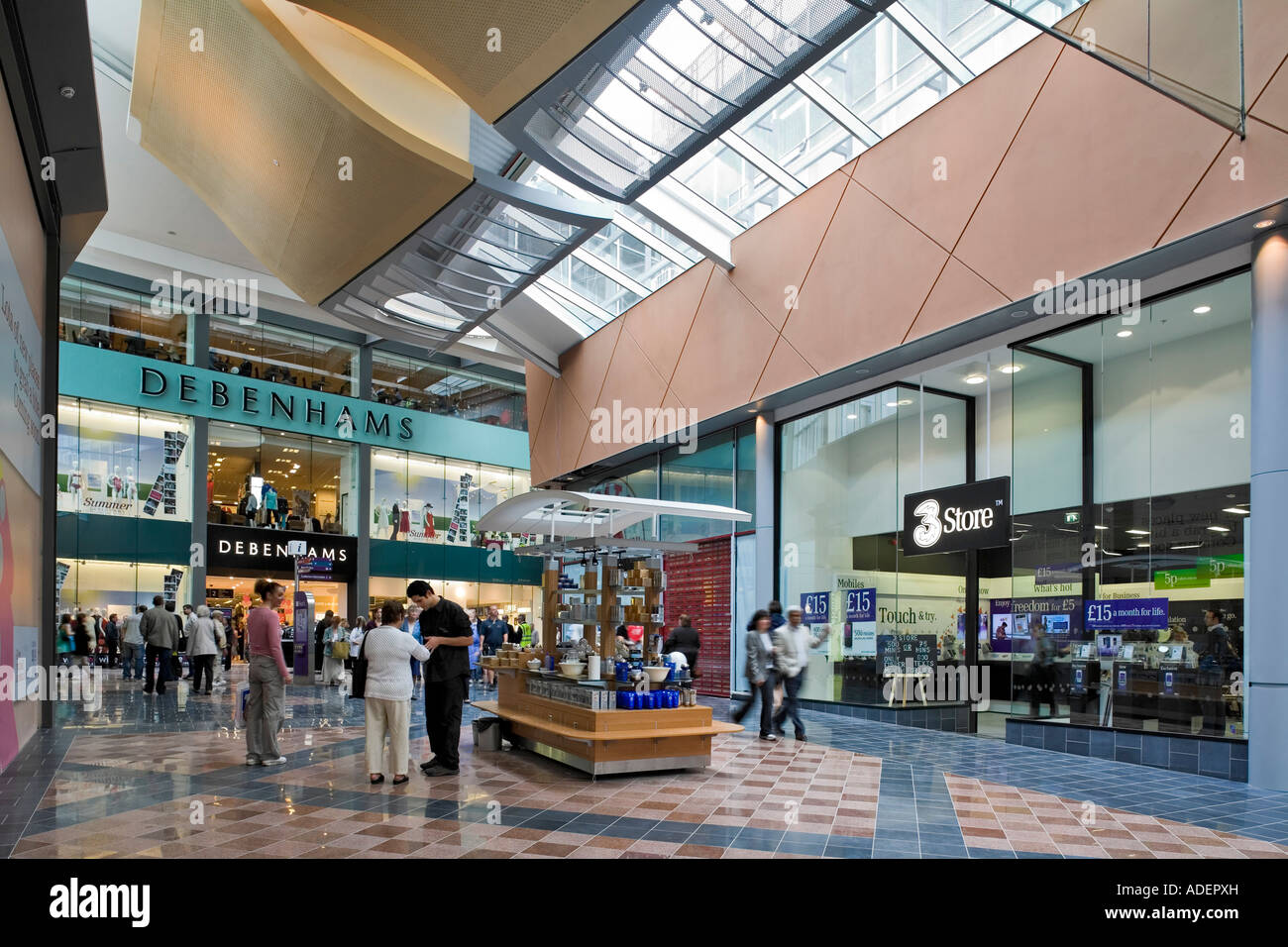Golden Square Shopping Centre Warrington Stock Photo Alamy
