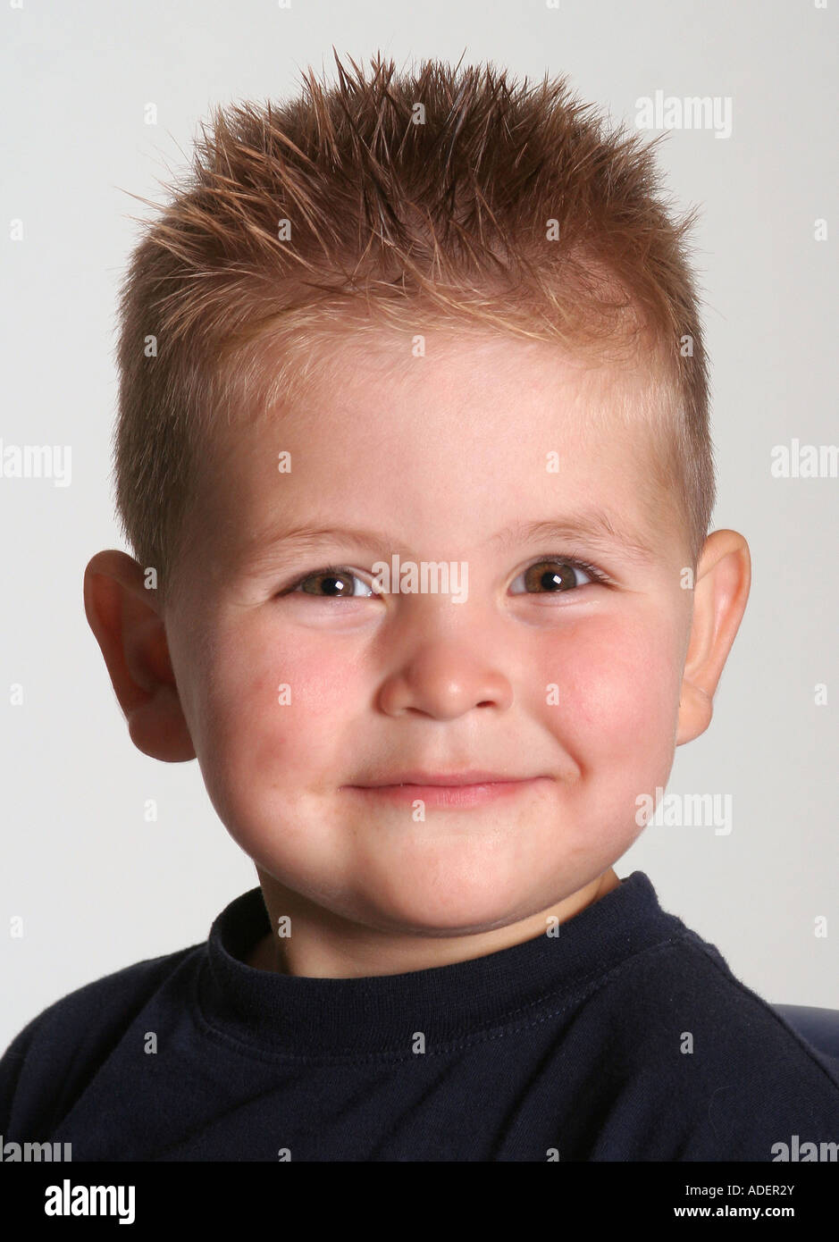 a young boy Stock Photo
