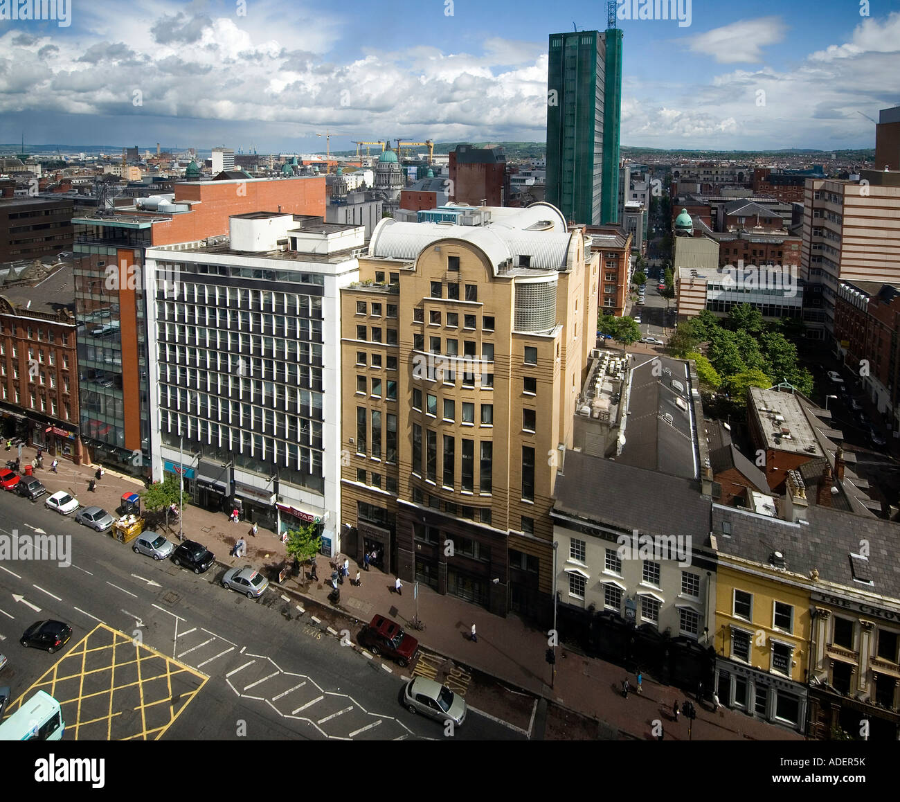 Great Victoria Street, Belfast, Northern Ireland Stock Photo Alamy