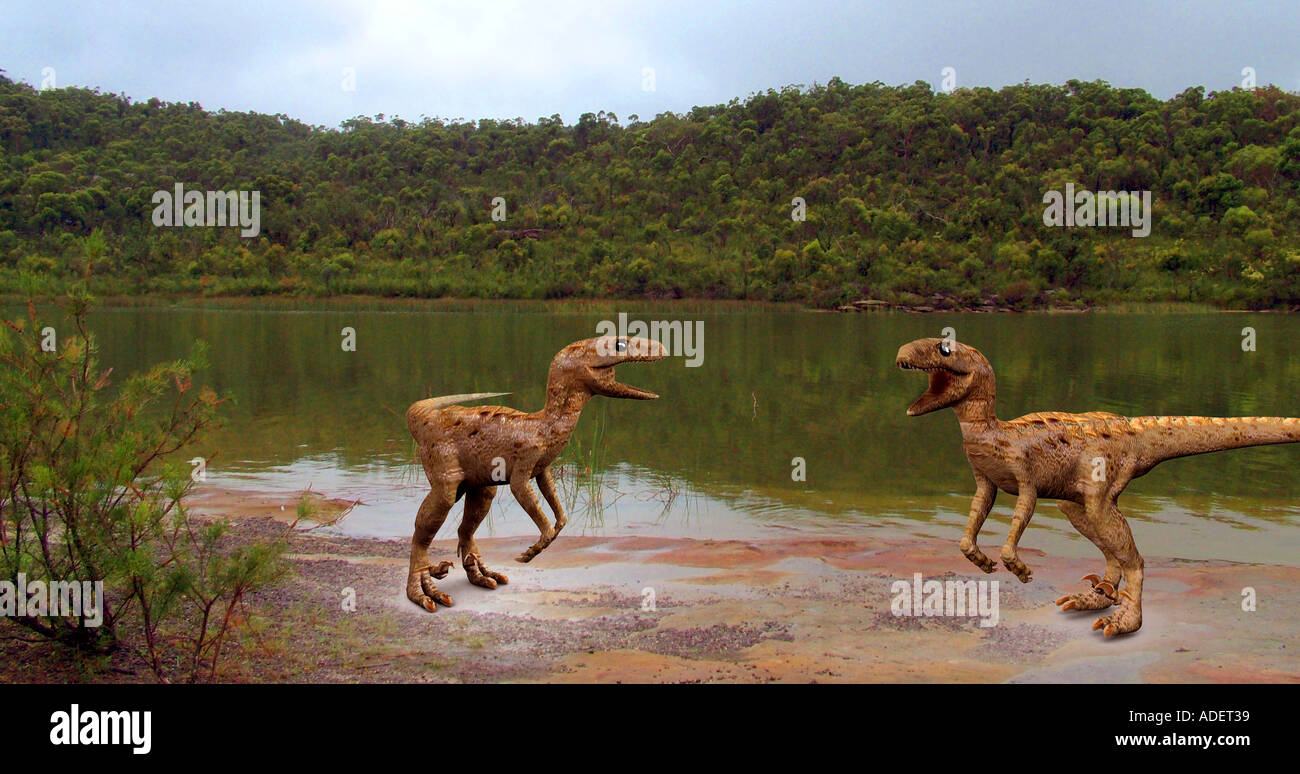 velociraptor a preditory therapod dinosaur the prehistoric raptor is