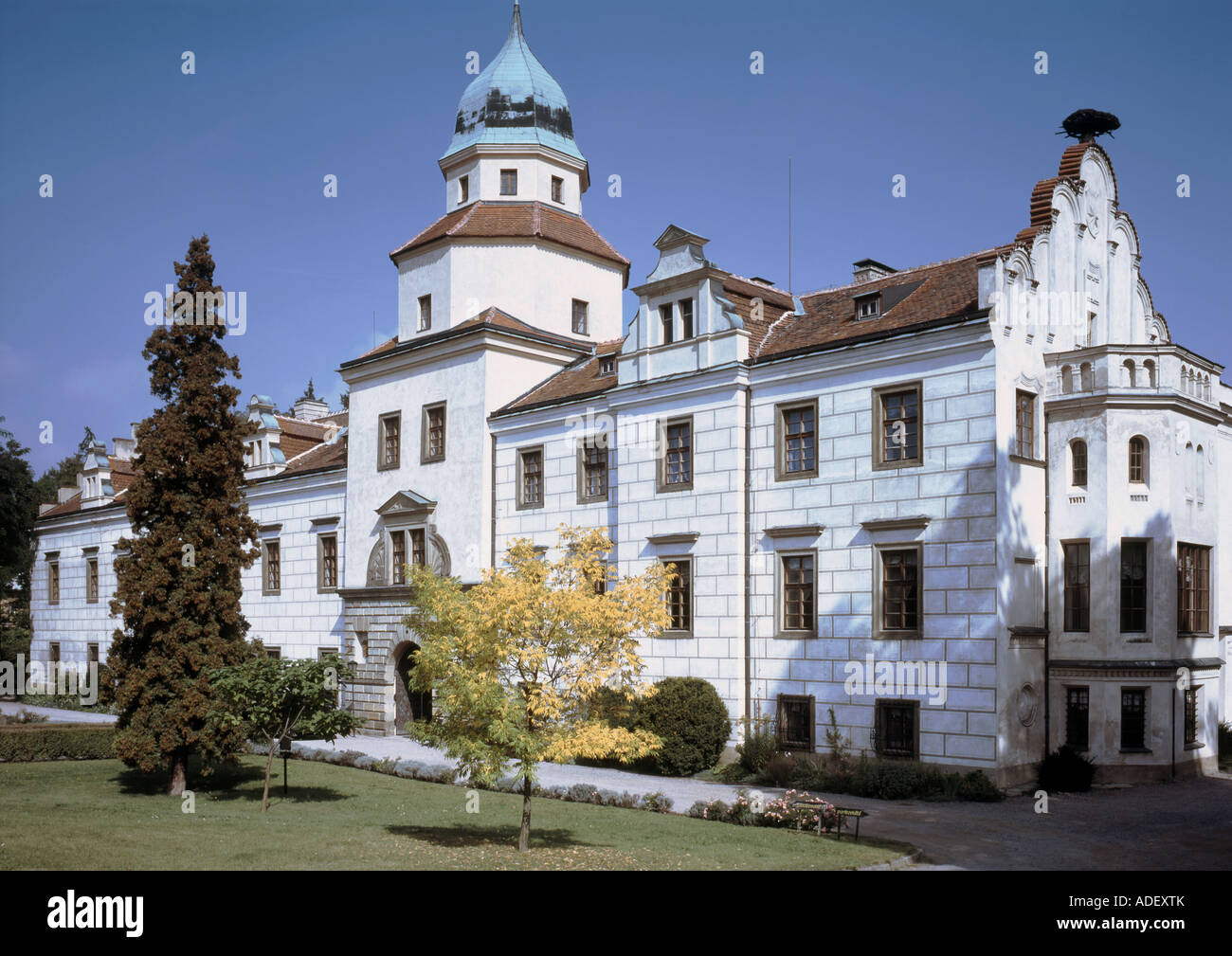 Renaissance castle Castolovice Stock Photo Alamy