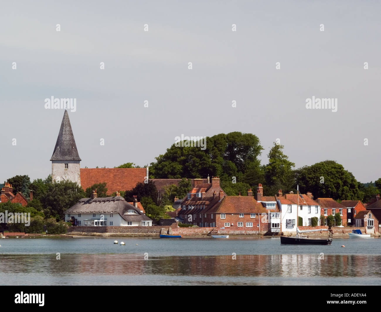 BOSHAM VILLAGE across BOSHAM CREEK in Chichester harbour Bosham West