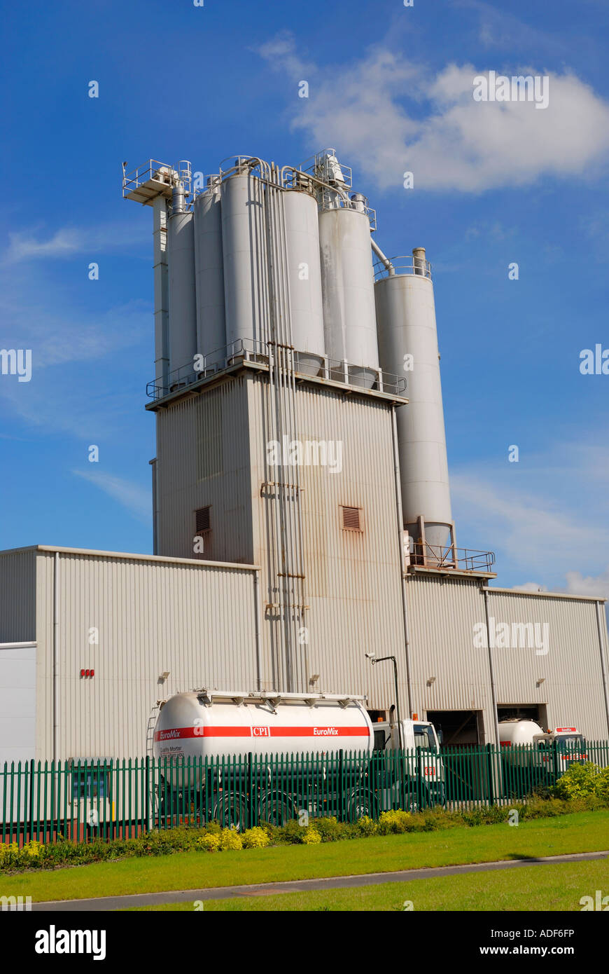 Euromix concrete and mortar plant at Cadishead and Irlam industrial