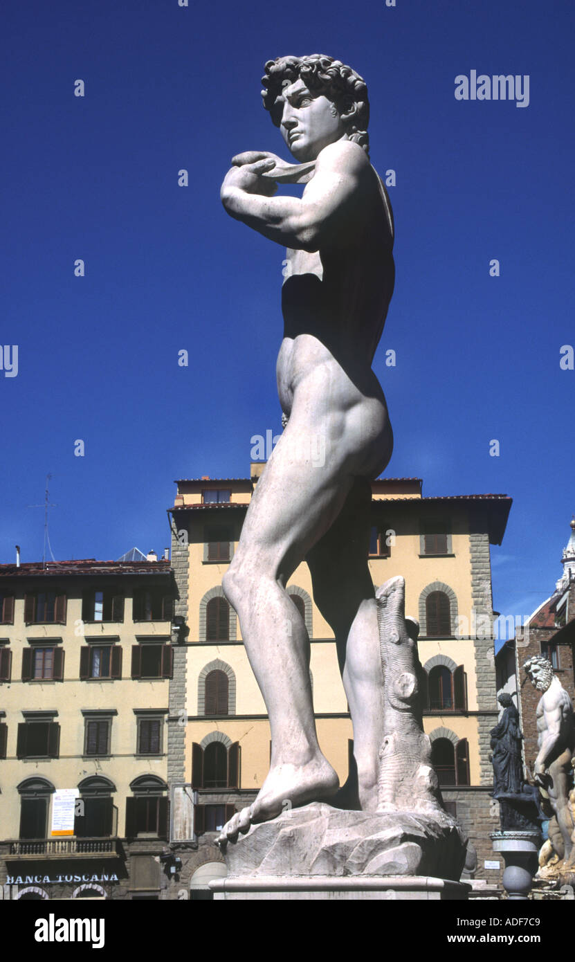 Statue of David in florence Stock Photo Alamy