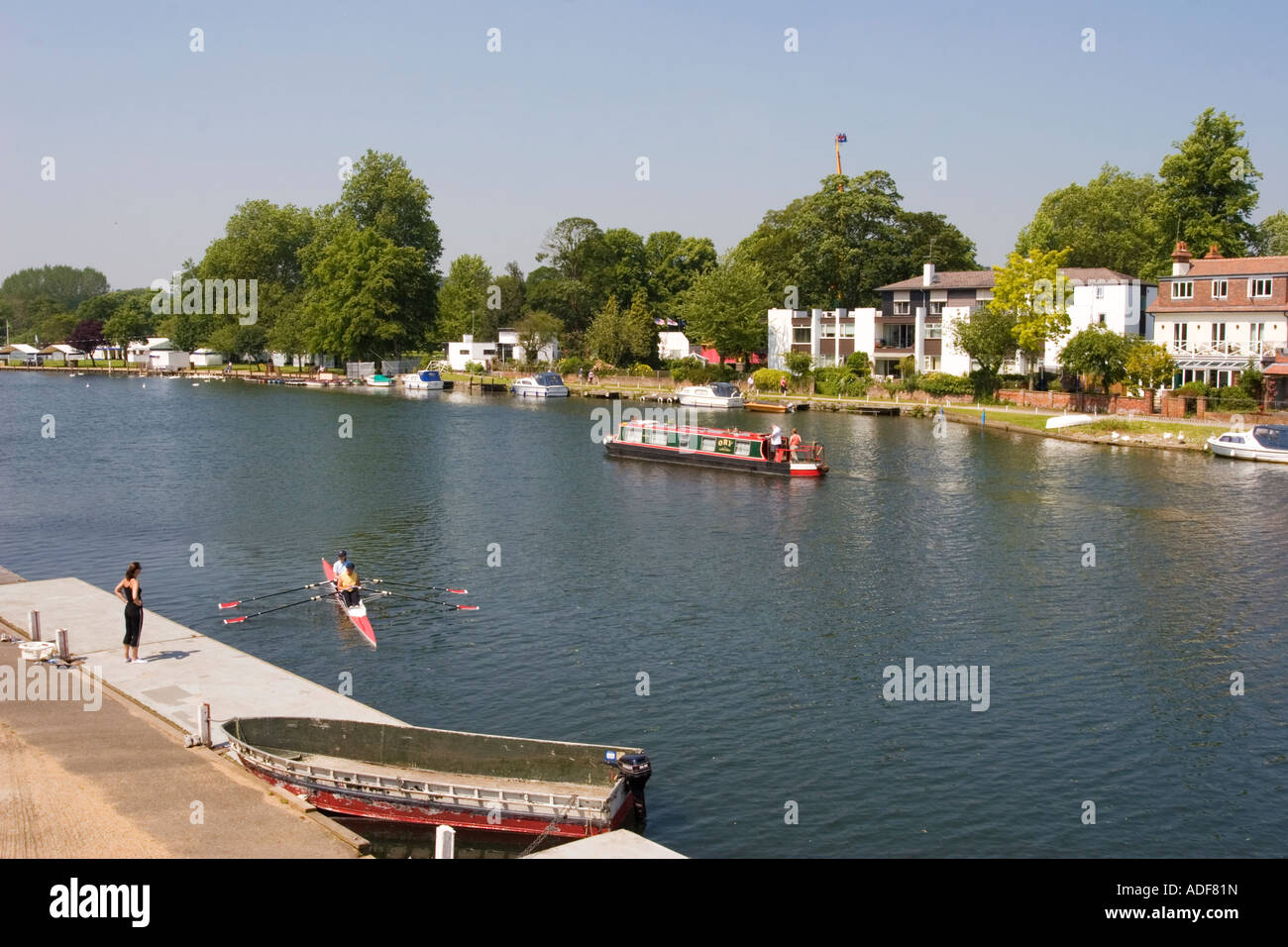 Marlow River Thames Bucks Stock Photo Alamy