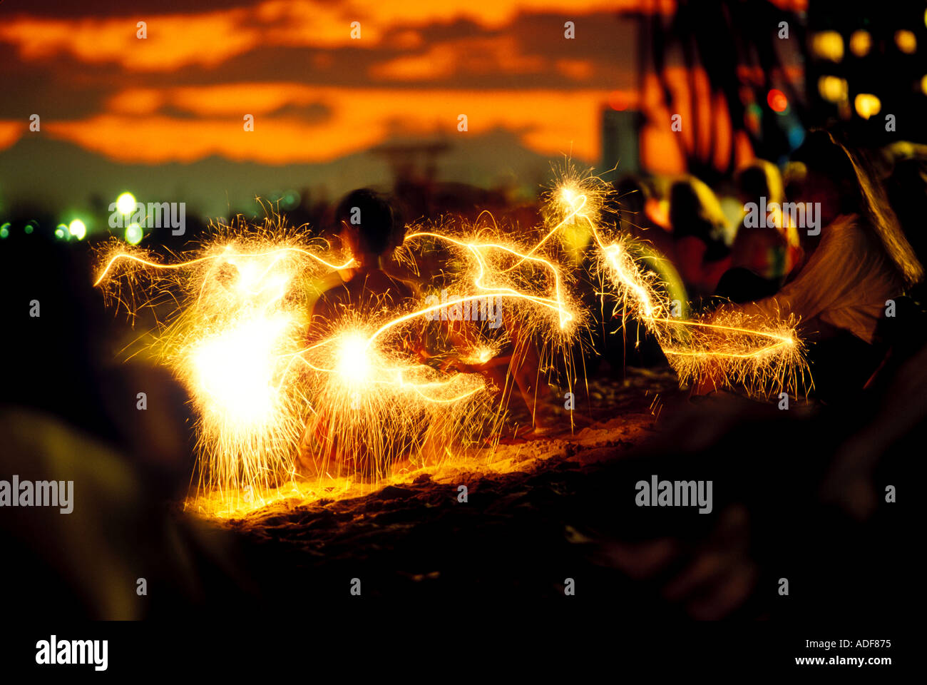 A Fourth of July celebration in Hawaii Stock Photo Alamy