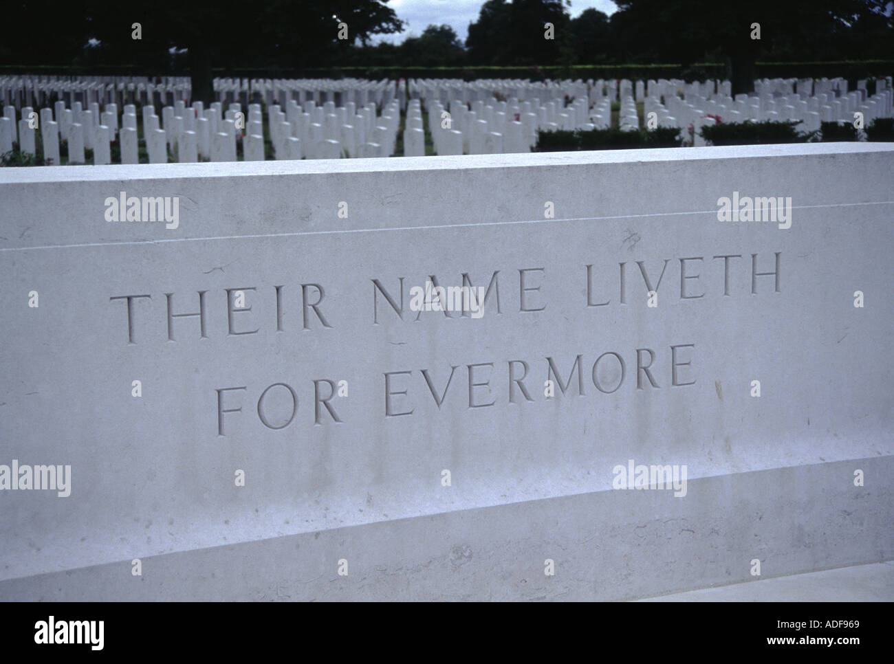 British war graves in Normandy France Stock Photo