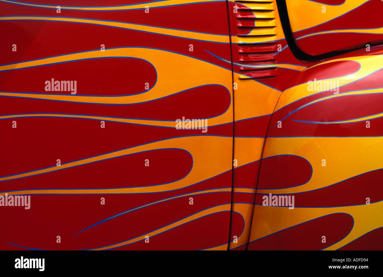 Hot rod flame design hi-res stock photography and images - Alamy