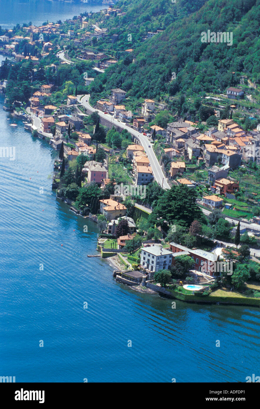 Cityscape Laglio Como Lake Lombardy Italy Stock Photo Alamy